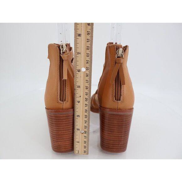 Sofft Stratford Sandals Brown Leather Block Heel Gladiator Strappy Size 9.5 M - Picture 7 of 13